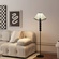 Торшер черный Alvorem, 25*25*160 см, LED, Е27, металл, 10 Вт