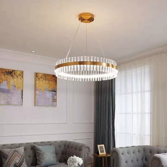 Люстра подвесная, медный, стекло, DECORATIVE 40*18, металл, LED.