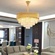 Люстра подвесная, золотой, стекло, ELEGANCE 95*52, металл, E14.