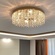 Люстра подвесная, золотой, кристалл, SPARKLING 100*17, металл, E14.