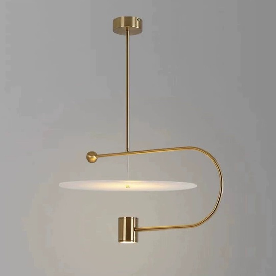 Светильник подвесной, бронза, Ellevap, металл, 60*30 см, LED