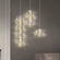 Люстра подвесная, хром, хрусталь, DAISY 12*46 металл, LED.