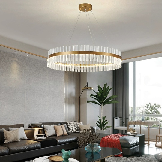 Люстра подвесная, медный, стекло, DECORATIVE 80*18, металл, LED.