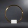 Настольная лампа RING 35*37, белый, бронза, мрамор