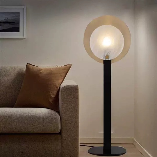 Торшер черный Aelura, 50*140 см, LED, E14, металл, 40 Вт