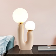 Настольная лампа DOUBLE LIGHT, розовый