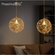 Дизайнерский светильник белый Alnoro, 40*40 см, led, e14, сталь, стекло
