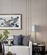 настольная лампа мрамор серая Houston Grey Marble, 38*70 см, светодиодная, E27*1 шт