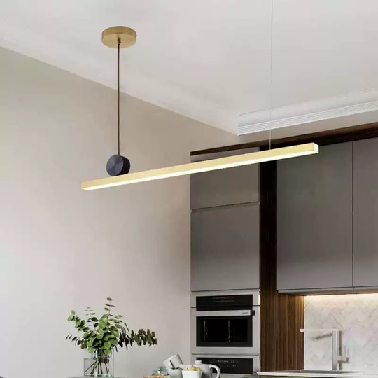 Люстра медная Luma, металл, 118*130 см, светодиодная, led