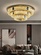 Потолочный светильник, золото, хрусталь, ARIANA 40*60*80 металл, LED.
