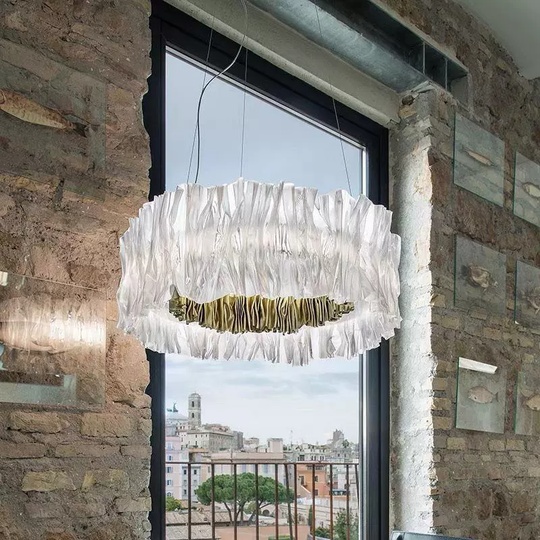 Люстра золотая Ultrivex, металл, 40*20 см, светодиодная, LED