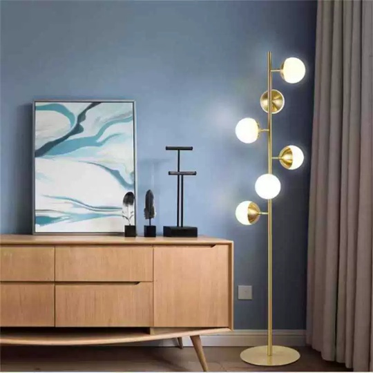 Торшер золото Luxor, 32*164 см, LED, G9, металл, 15 Вт