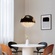 Люстра подвесная, серебро, черный, кристалл, SALENA BLACK 80*90 металл, LED.