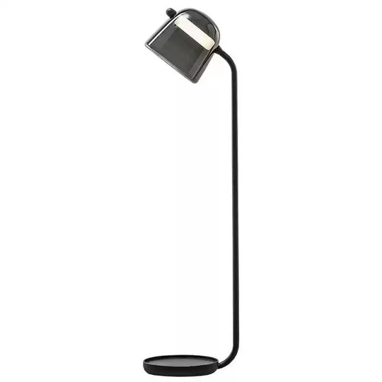 Торшер черный Glow, 33*33*160 см, LED, кнопка, металл, 15 Вт