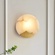 Настенный светильник медный ALABASTER, Бра, 20*20, медь, мрамор, LED.