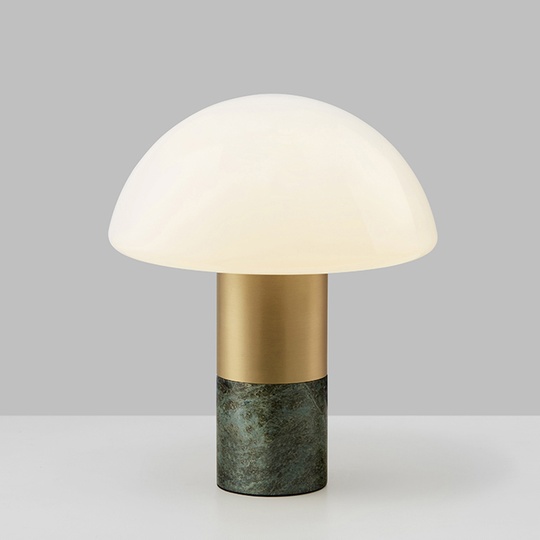 Зеленая настольная лампа MUSHROOM FLAIR, 30*35 см