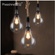 Дизайнерские светильник e14 железо, стекло, led, 20*50 см