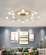 Люстра золотая Exalor, металл, стекло, 80*17 см, светодиодная, LED, G9