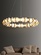 Светильник подвесной медный Elymbriah, металл, трос 100 см, 60*13 см,  LED