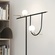 Торшер черный Lumios, 50*170 см, LED, G9*2, металл, 10 Вт
