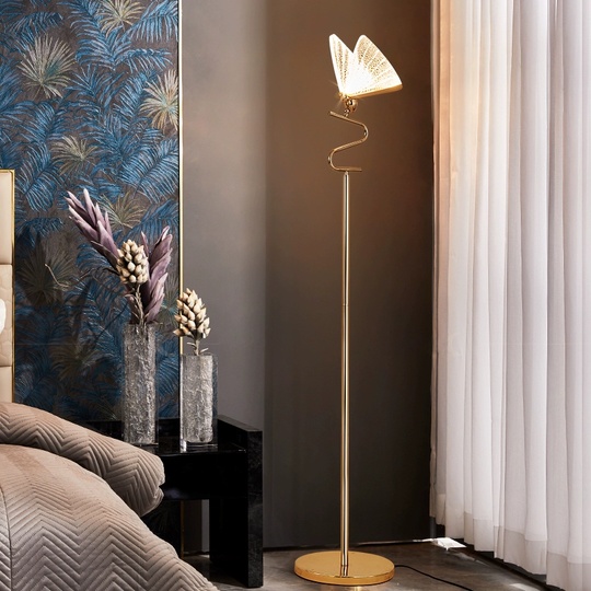 Торшер бабочка Butterfly, 30*156 см, LED, металл, 7 Вт
