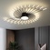 Люстра черная Aviorda, металл, 128*9 см, светодиодная, LED