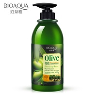 Шампунь BioAqua для сухих волос, с оливковым маслом, дозатор, питание, очищение,