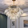 Люстра подвесная, золотой, стекло, AYAL 80*50, металл, E14.