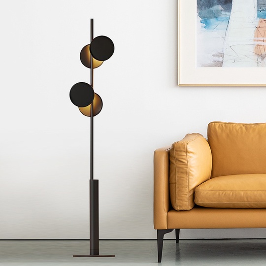 Напольный торшер, черный, Studio Truly, LED, 24 Вт
