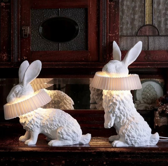 Настольная лампа RABBIT 30*32, белый, смола