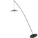 Торшер черный Ezompa, 156*225 см, LED, металл, 6 Вт