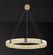 Люстра подвесная CEREN 80*150 золотой, хрусталь, металл, LED.