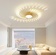 Люстра золотая Alventra, металл, 80*7 см, светодиодная, LED
