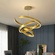 Люстра подвесная, медь, ПММА, RUBY 40*60*80 металл, LED.