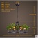 Дизайнерские светильник 72*45 см led, E14, железо, полимер, потолочный