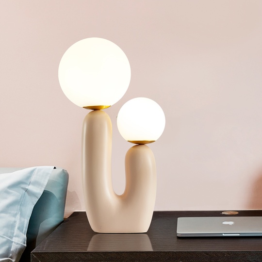 Настольная лампа DOUBLE LIGHT, розовый