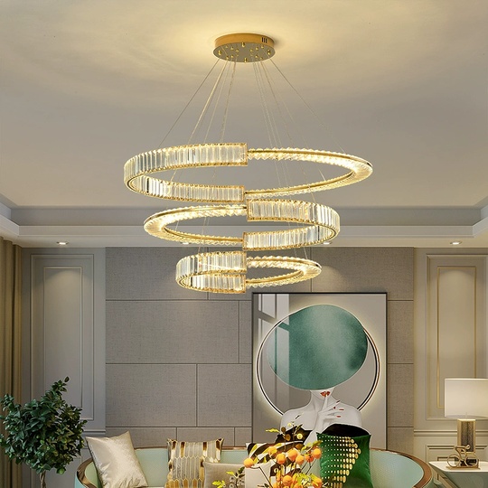 Люстра подвесная, медный, кристалл, AYSEN 60*80*100, металл, LED.