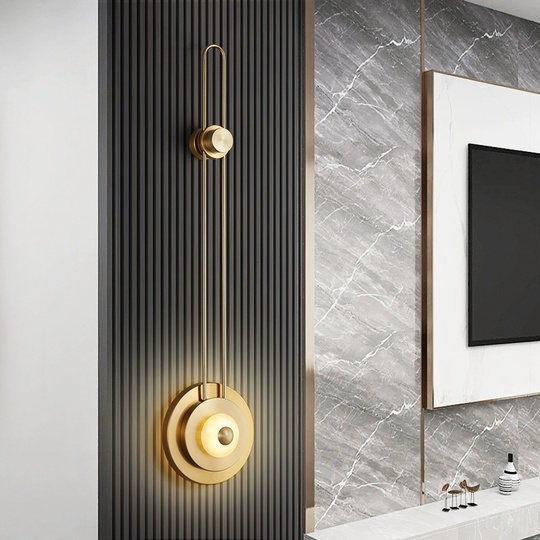 Настенный светильник, Бра HERRY 25*105, бронза, металл, LED.