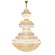 Люстра подвесная, золото, хрусталь, BIMBO 120*190 металл, E14.