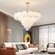 Люстра подвесная, медный, ПММА, LUXURIOUS 65*48, металл, E14.