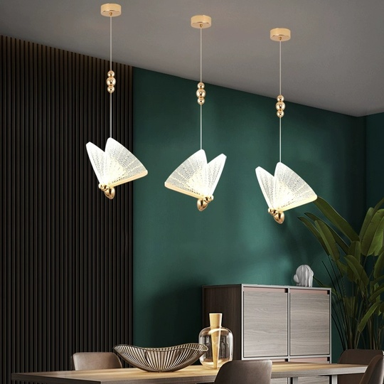 Подвесной светильник золотой Entrosic, металл, 23*18 см, LED