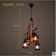 Дизайнерские светильник 50*100 см led, e14, дерево, железо, потолочный