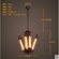 Дизайнерский светильник 47*52 см led, e14, железо, стекло