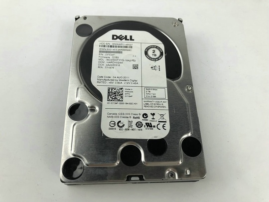 Жесткий диск Dell 2TB 7.2K 3.5 6G SAS YY34F