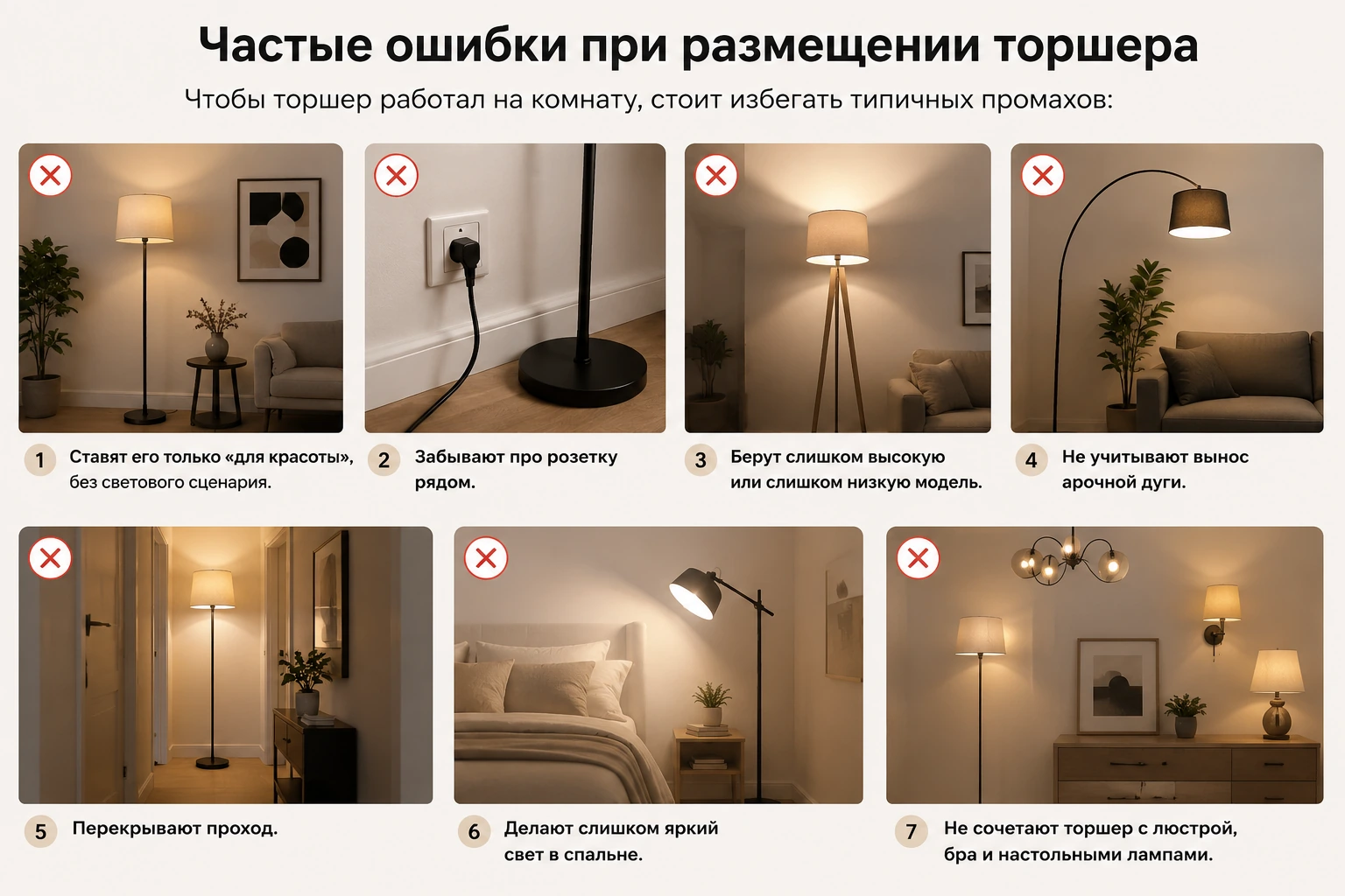 Куда поставить торшер: у дивана, кресла, кровати и в углу комнаты