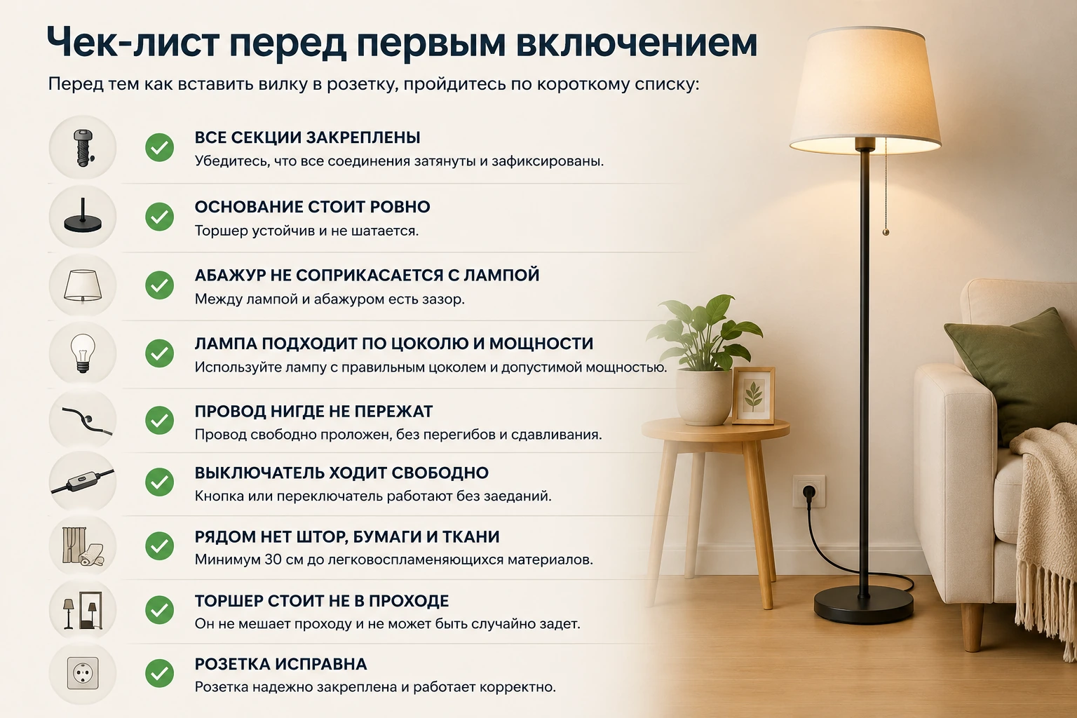 Как собрать торшер ИКЕА: пошаговая инструкция, ошибки и проверка деталей