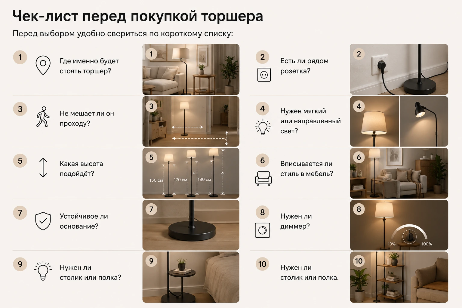 Куда поставить торшер: у дивана, кресла, кровати и в углу комнаты