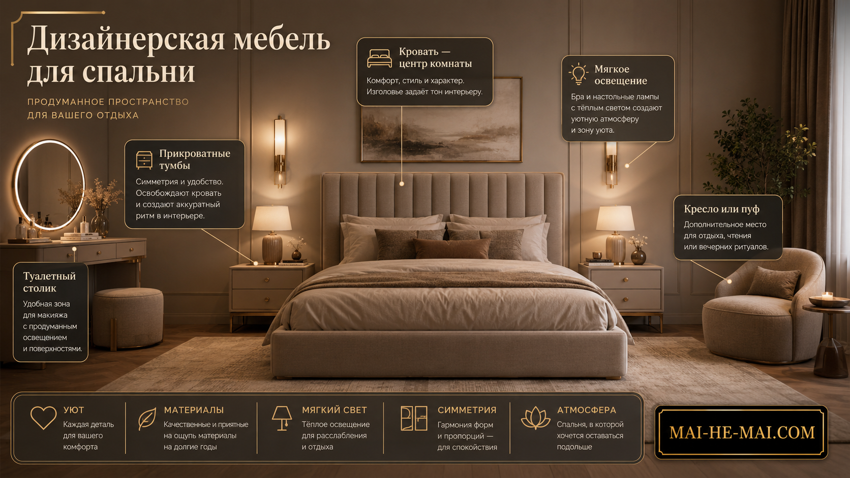 Как выбрать дизайнерскую мебель для дома: гостиная, спальня, стиль и цена