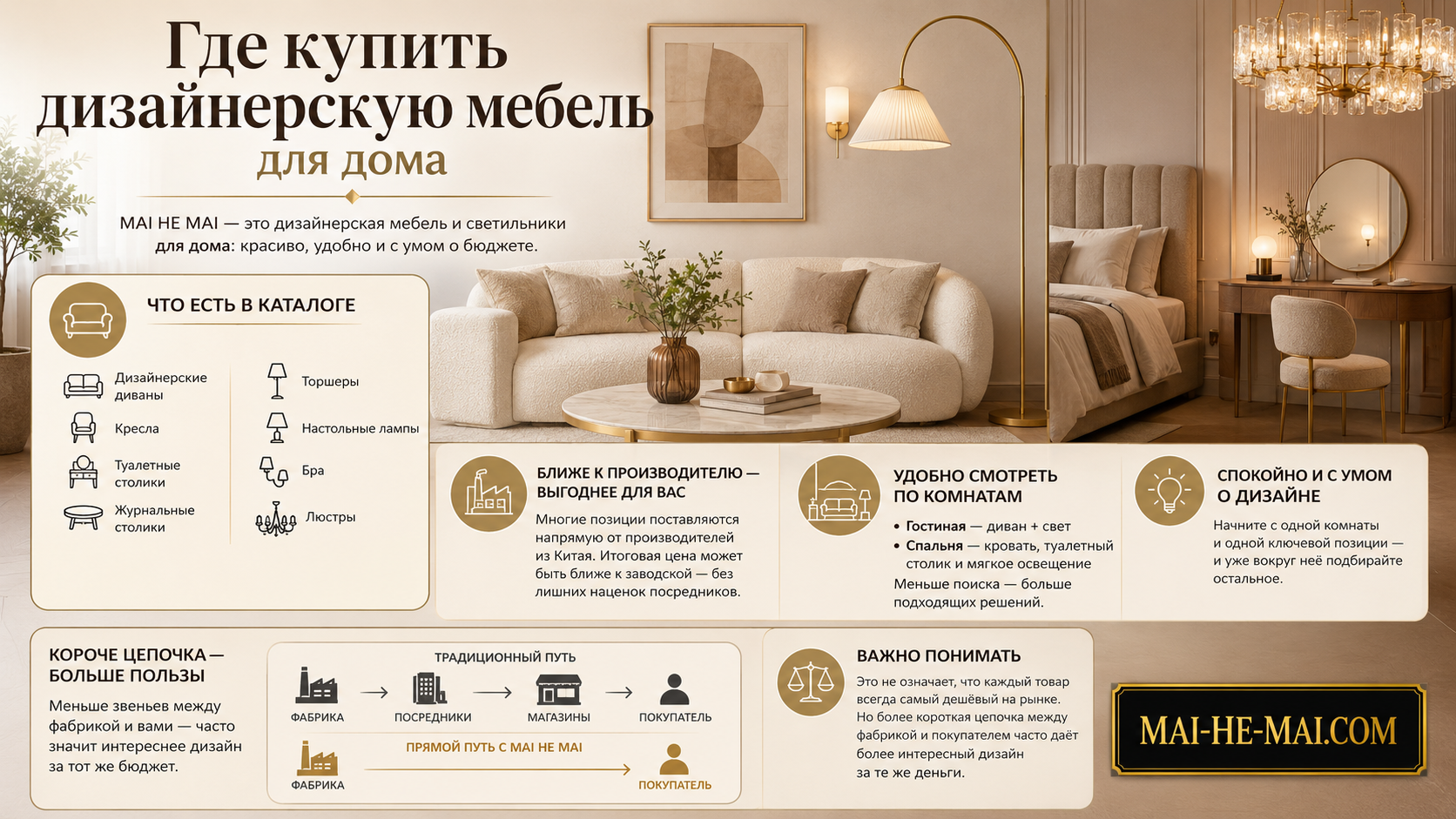 Как выбрать дизайнерскую мебель для дома: гостиная, спальня, стиль и цена
