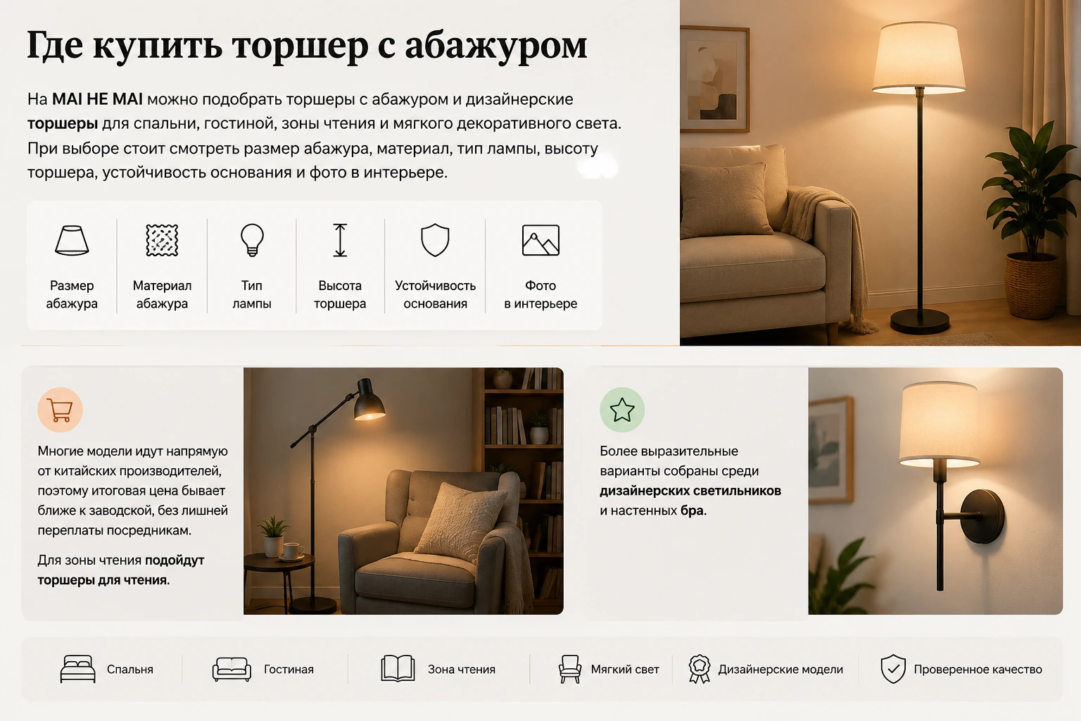Как собрать абажур торшера: инструкция, крепление и частые ошибки